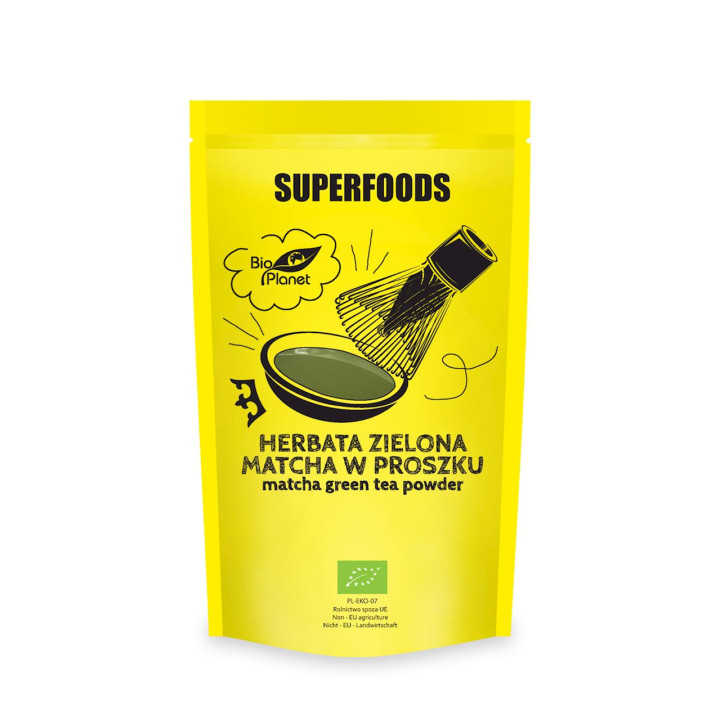 Herbata Zielona Matcha BIO 100g | BIO PLANET - Ekochatka