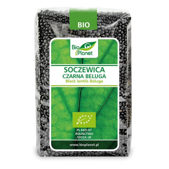 Soczewica Czarna Beluga BIO 500g | BIO PLANET - Ekochatka