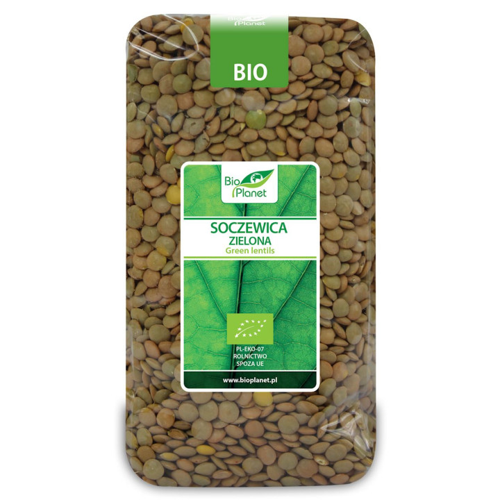 Soczewica Zielona BIO 500g | BIO PLANET - Ekochatka
