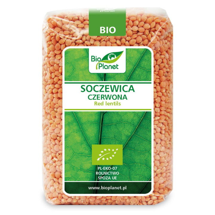 Soczewica Czerwona BIO 500g | BIO PLANET - Ekochatka