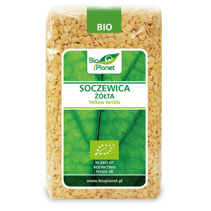 Soczewica Żółta BIO 500g | BIO PLANET - Ekochatka