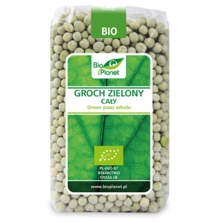 Groch Zielony Cały BIO 500g | BIO PLANET - Ekochatka