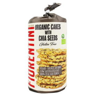 Wafle Kukurydziane z Chia Bezglutenowe BIO 120g | FIORENTINI - Ekochatka