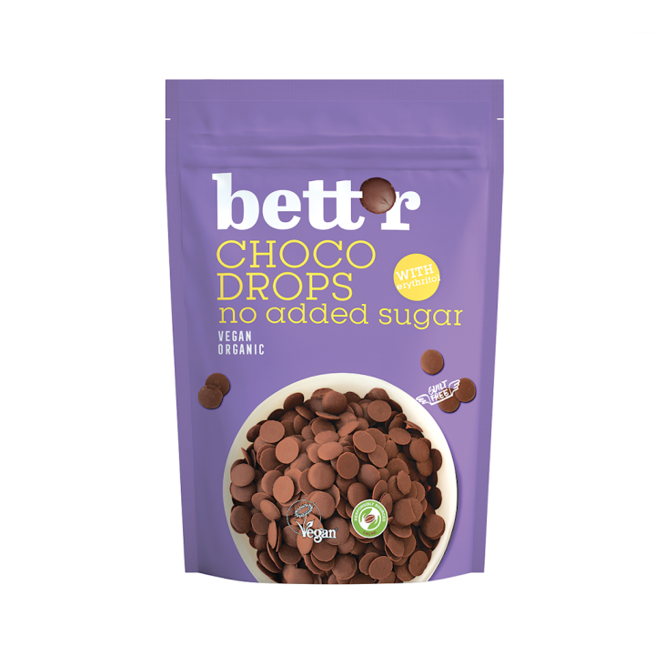 Dropsy Czekoladowe bez Dodatku Cukrów BIO 200g | BETT'R - Ekochatka