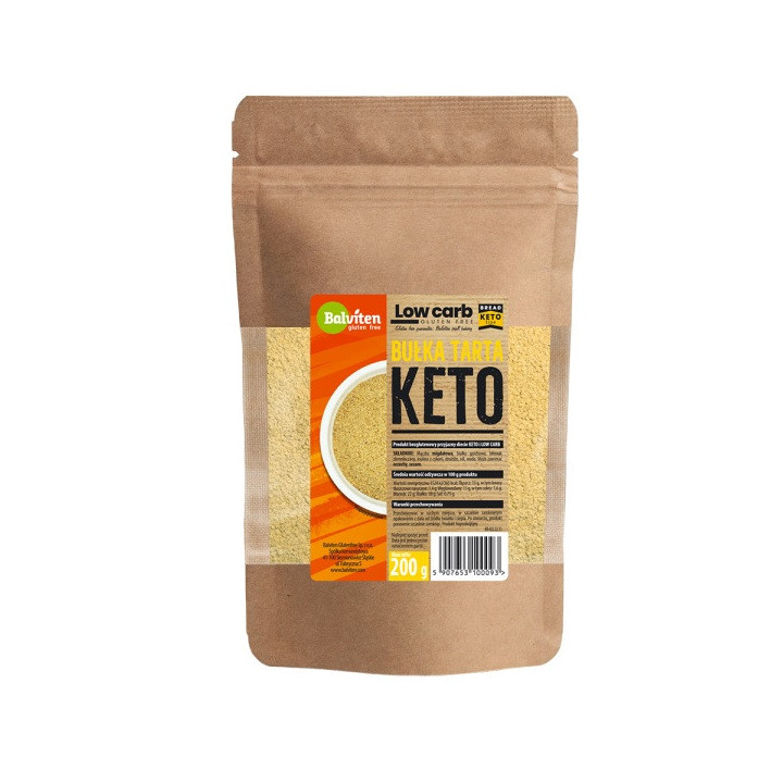 Bułka Tarta Keto Bezglutenowa 200g | BALVITEN - Ekochatka