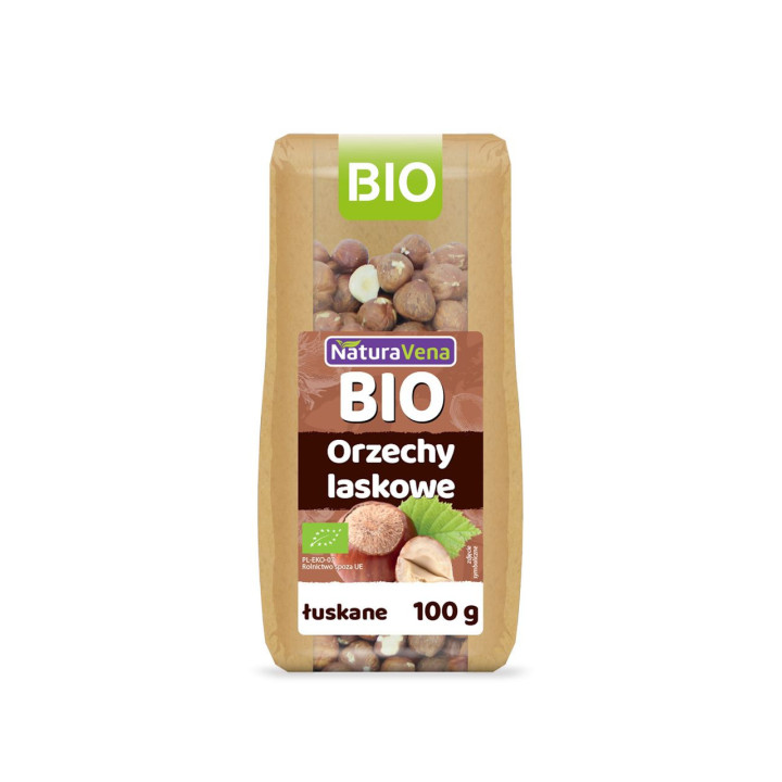Orzechy Laskowe BIO 100g | NATURAVENA - Ekochatka