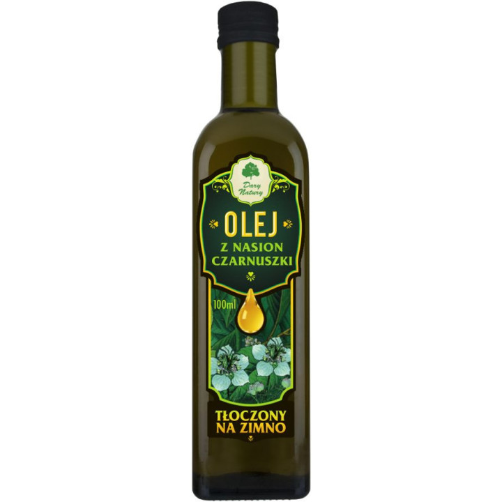 Olej z Czarnuszki Tłoczony na Zimno BIO 100ml | DARY NATURY - inne - Ekochatka