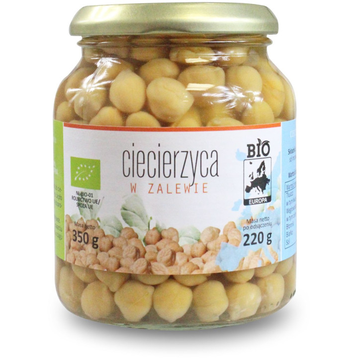 Ciecierzyca w Zalewie BIO 350g (230g) (Słoik) | BIO PLANET - seria INNE - Ekochatka