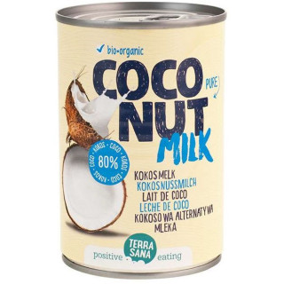 Coconut Milk Napój Kokosowy bez Gumy Guar (22 % Tłuszczu) BIO 400ml | TERRASANA - Ekochatka
