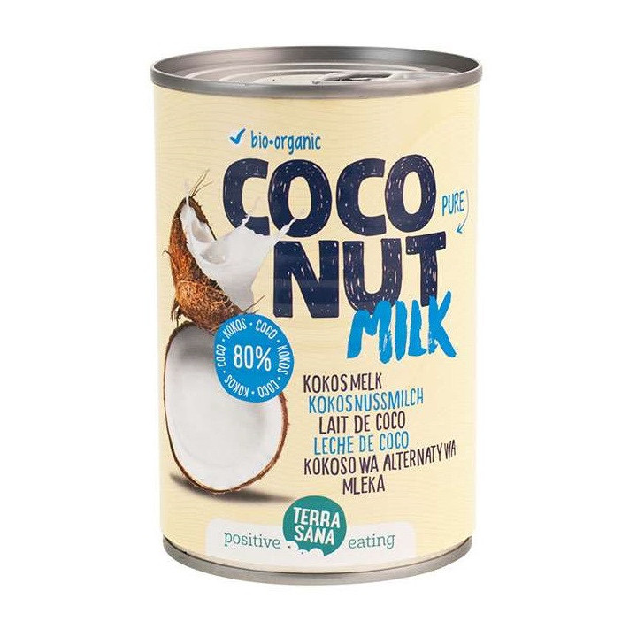 Coconut Milk Napój Kokosowy bez Gumy Guar (22 % Tłuszczu) BIO 400ml | TERRASANA - Ekochatka