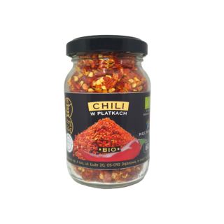 Chili Płatki Bezglutenowe BIO 60g | PIĘĆ PRZEMIAN - Ekochatka