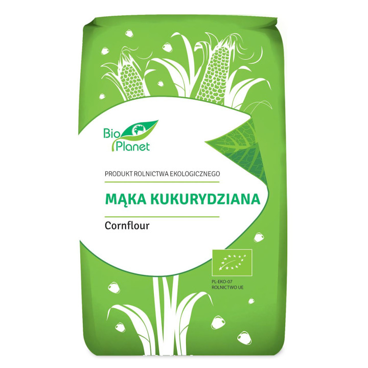 Mąka Kukurydziana BIO 400g | BIO PLANET - Ekochatka