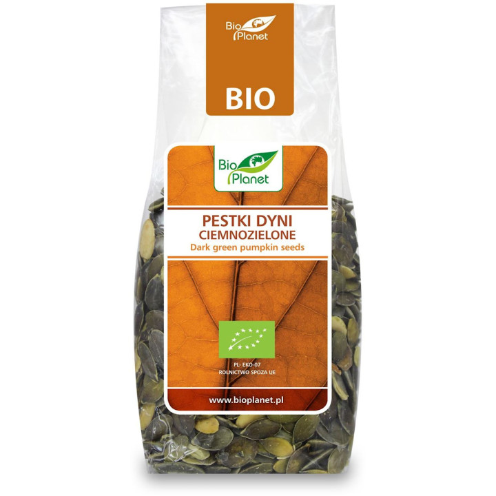 Pestki Dyni Ciemnozielone BIO 150g | BIO PLANET - Ekochatka