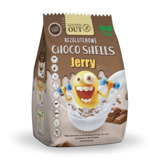 Muszelki Zbożowe Kakaowe Bezglutenowe 375g | JERRY GLUTEN OUT - Ekochatka