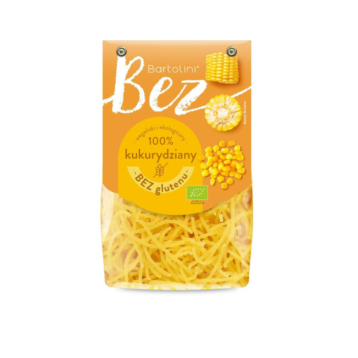 Makaron (Kukurydziany) Krajanka Bezglutenowy BIO 250g | BARTOLINI - Ekochatka