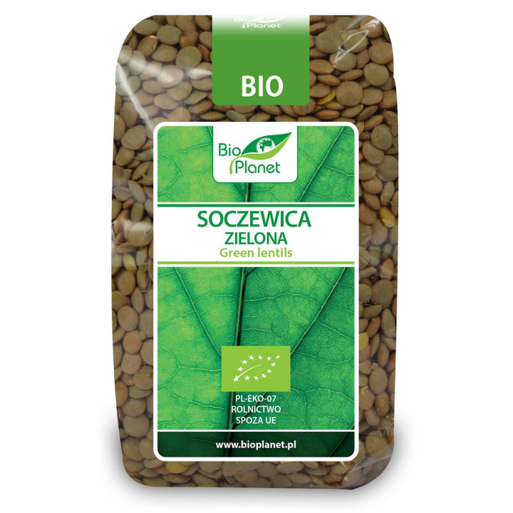 Soczewica Zielona BIO 400g | BIO PLANET - Ekochatka