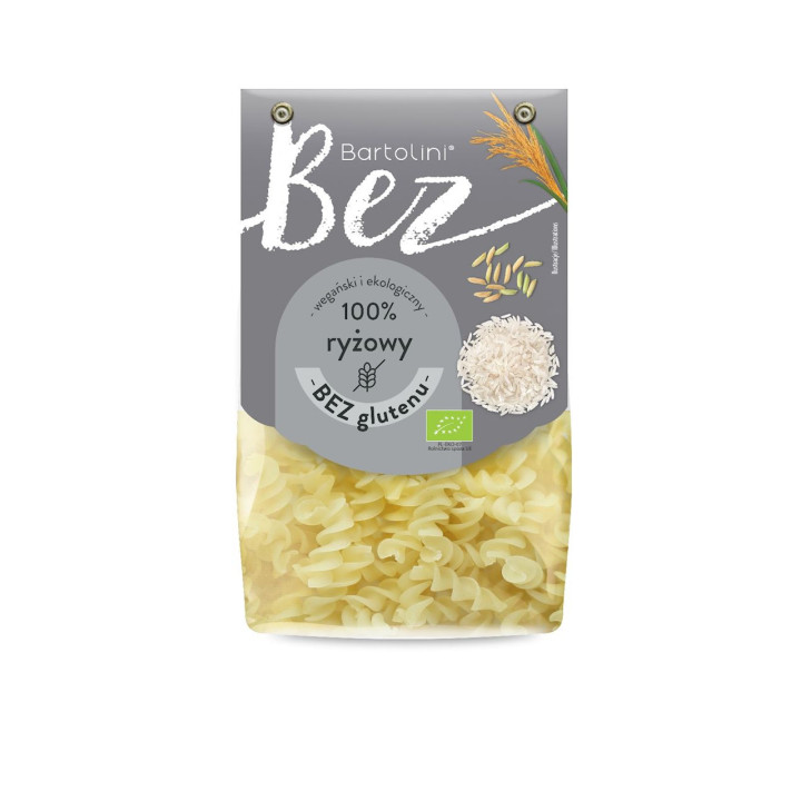 Makaron (Ryżowy) Świderki Bezglutenowy BIO 250g | BARTOLINI - Ekochatka
