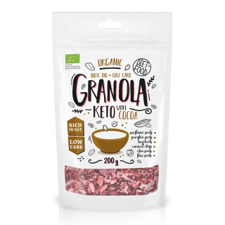 Granola Kakao Keto BIO 200g | DIET-FOOD - Ekochatka