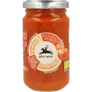 SOS Pomidorowy z Chili Arrabbiata BIO 350g | ALCE NERO - Ekochatka
