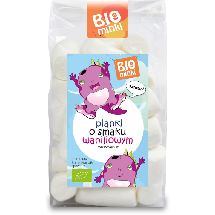Pianki o Smaku Waniliowym Bezglutenowe BIO 100g | BIOMINKI - Ekochatka