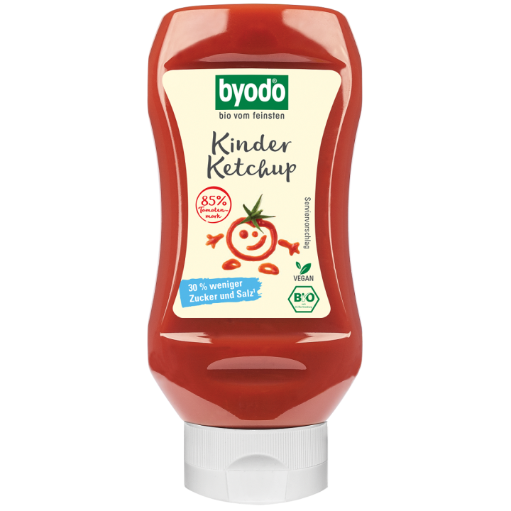 Ketchup dla Dzieci Bezglutenowy BIO 300ml | BYODO - Ekochatka