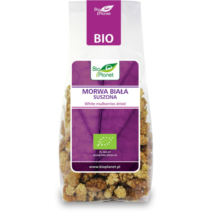 Morwa Biała Suszona BIO 100g | BIO PLANET - Ekochatka