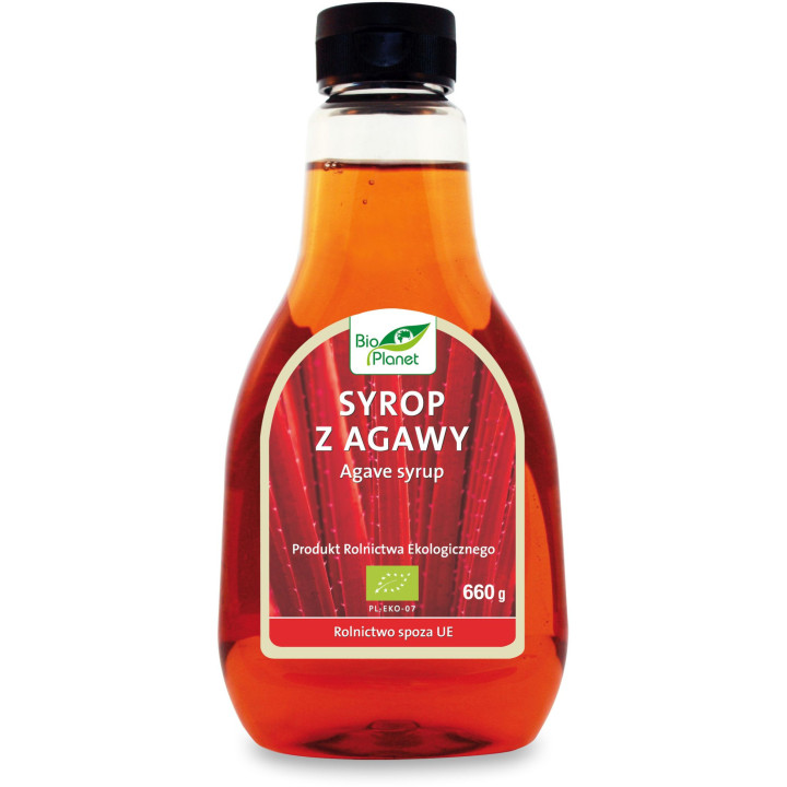 Syrop z Agawy Bezglutenowy BIO 660g (478ml) | BIO PLANET - Ekochatka