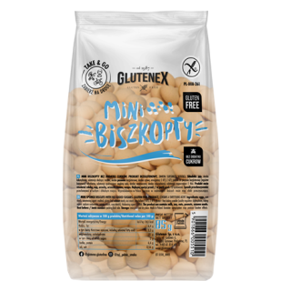 Biszkopty Mini bez Dodatku Cukrów Bezglutenowe 85g | GLUTENEX - Ekochatka