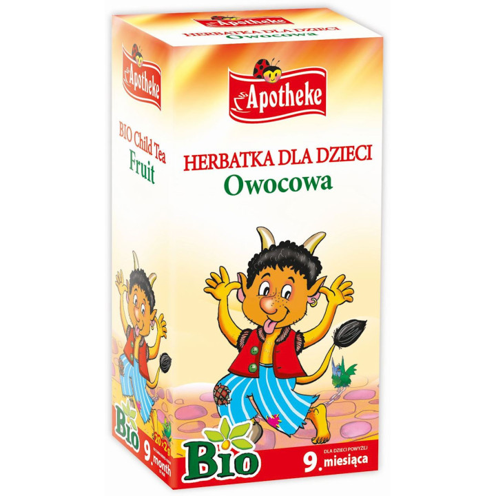 Herbatka dla Dzieci Owocowa BIO (20x2g) 40g | APOTHEKE - Ekochatka