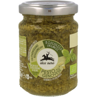 Pesto Genovese (SOS Bazyliowy) BIO 130g | ALCE NERO - Ekochatka