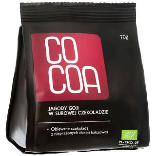 Jagody Goji w Czekoladzie Surowej BIO 70g | COCOA - Ekochatka
