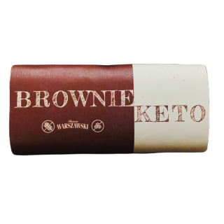 Baton Brownie Keto bez Dodatku Cukrów Bezglutenowy 50g | WARSZAWSKI - Ekochatka