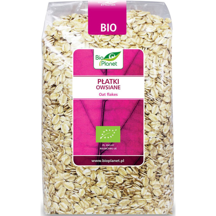 Płatki Owsiane BIO 600g | BIO PLANET - Ekochatka