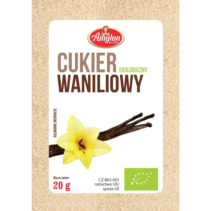 Cukier Waniliowy BIO 20g | AMYLON - Ekochatka