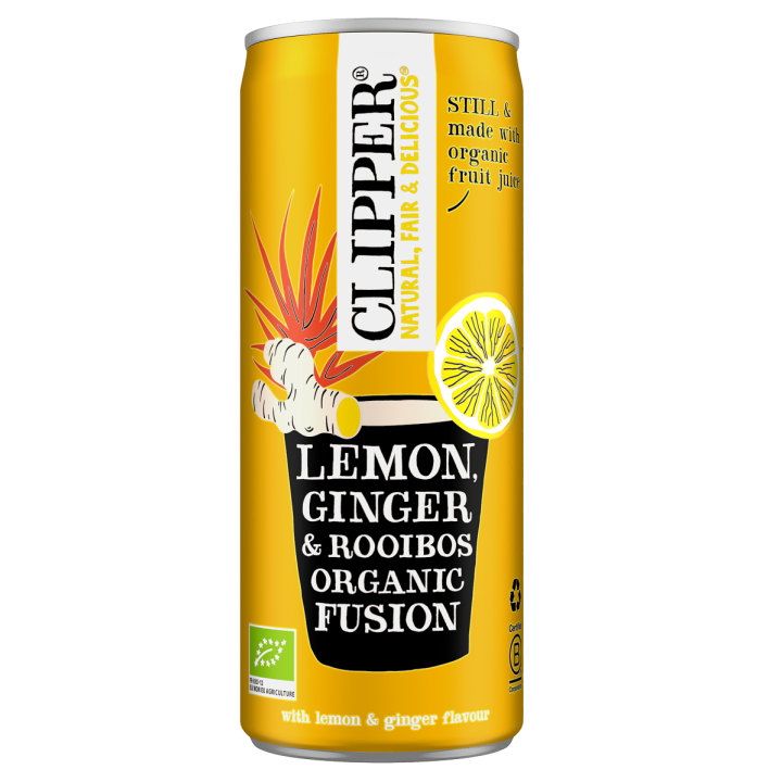 Napój Owocowy z Rooibos o Smaku Imbir Cytryna BIO 250ml | CLIPPER - Ekochatka