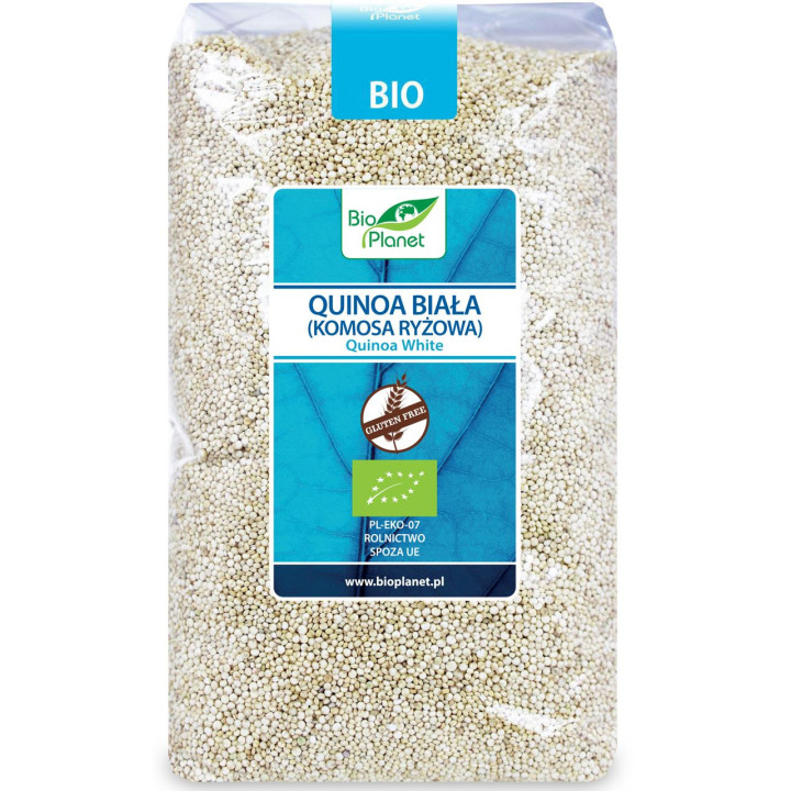 Quinoa Biała (Komosa Ryżowa) Bezglutenowa BIO 1kg | BIO PLANET - Ekochatka