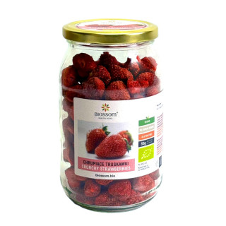 Maliny Liofilizowane Chrupiące Bezglutenowe BIO 55g | BIOSSOM - Ekochatka