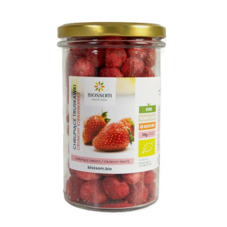 Truskawki Liofilizowane Chrupiące Bezglutenowe BIO 30g | BIOSSOM - Ekochatka