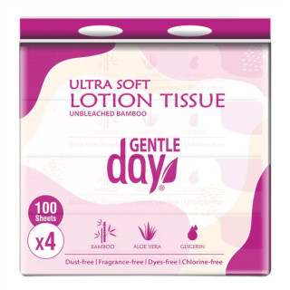 Chusteczki Bambusowe z Aloesem i Gliceryną 400szt. | GENTLE DAY - Ekochatka