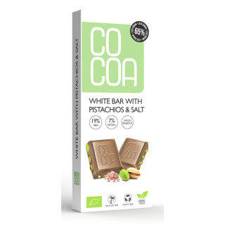 Tabliczka z Pistacjami i Solą BIO 40g | COCOA - Ekochatka