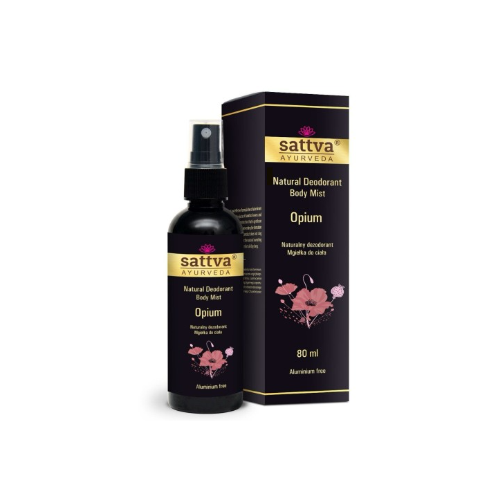 Dezodorant Mgiełka do Ciała Opium 80ml | SATTVA - Ekochatka