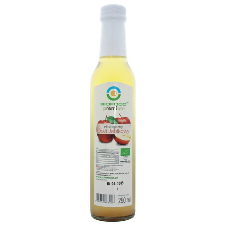 Ocet Jabłkowy 5 % Niefiltrowany BIO 250ml | BIOFOOD - Ekochatka
