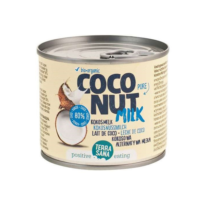 Coconut Milk Napój Kokosowy bez Gumy Guar (22 % Tłuszczu) BIO 200ml | TERRASANA - Ekochatka