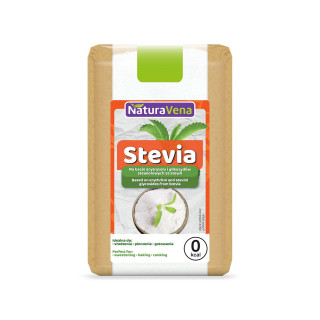 Stevia (na Bazie Erytrytolu i Glikozydów Stewiolowych ze Stewii) 500g | NATURAVENA - Ekochatka