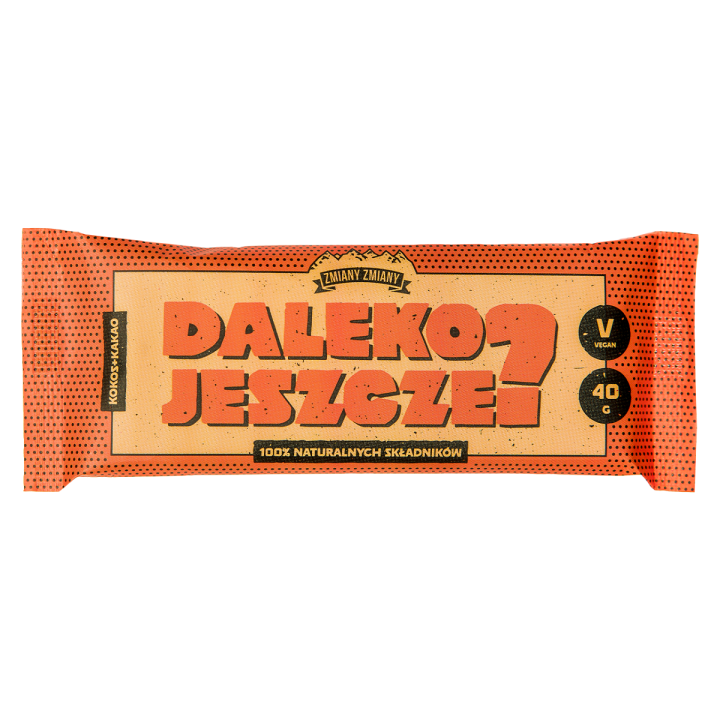 Baton Daktylowy Kokos Kakao Daleko Jeszcze Bezglutenowy 40g | ZMIANY ZMIANY - Ekochatka