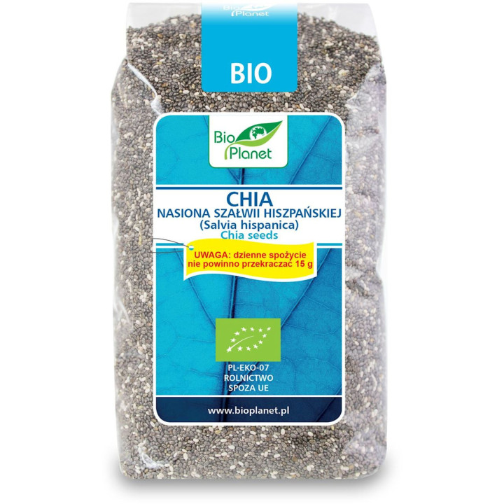 Chia Nasiona Bezglutenowe BIO 400g | BIO PLANET - Ekochatka