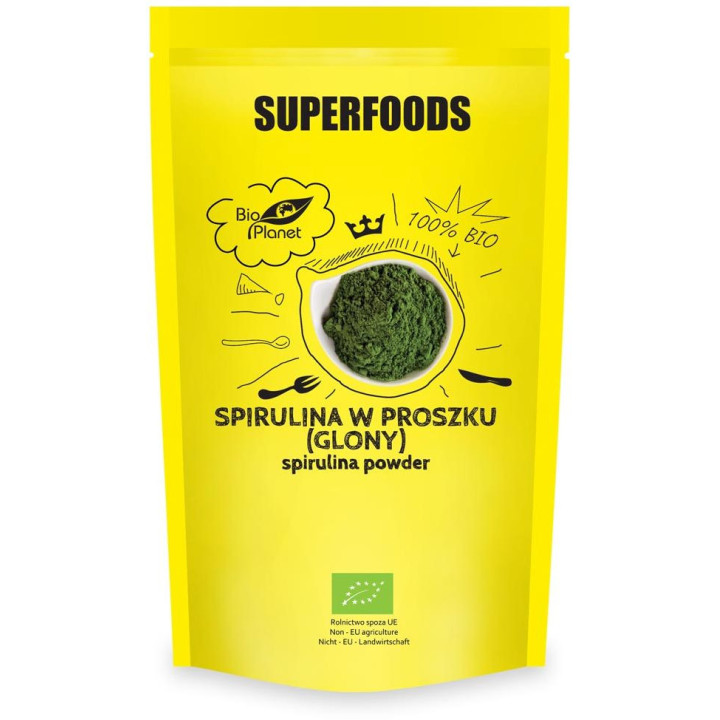 Spirulina Sproszkowana BIO 200g | BIO PLANET - Ekochatka