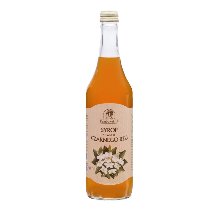 Syrop z Kwiatów Czarnego Bzu 500ml | REMBOWSCY - Ekochatka