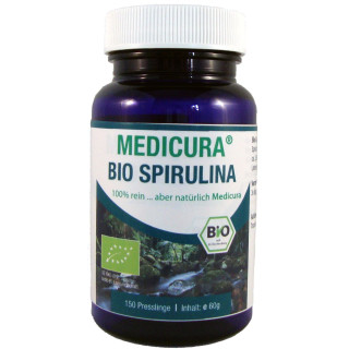 Spirulina BIO (400 mg) 150 Tabletek | MEDICURA - Ekochatka