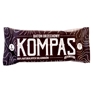Baton Orzechowy Kompas Bezglutenowy 70g | ZMIANY ZMIANY - Ekochatka